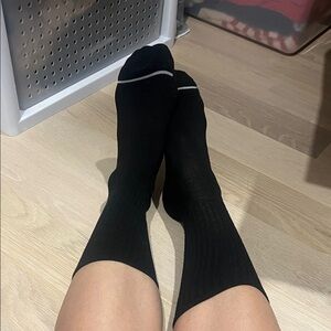 Black Crew Socks